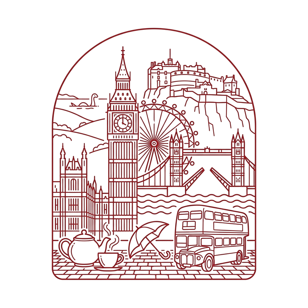 United Kingdom Illustration